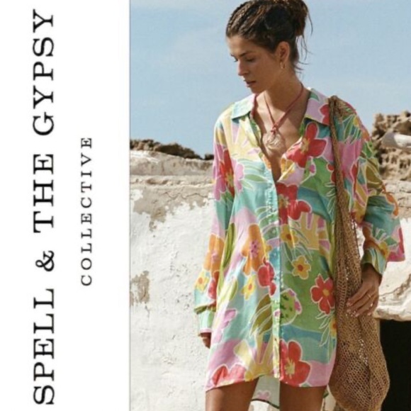 Spell Margo Hour Shirt Dress - Picture 6 of 16